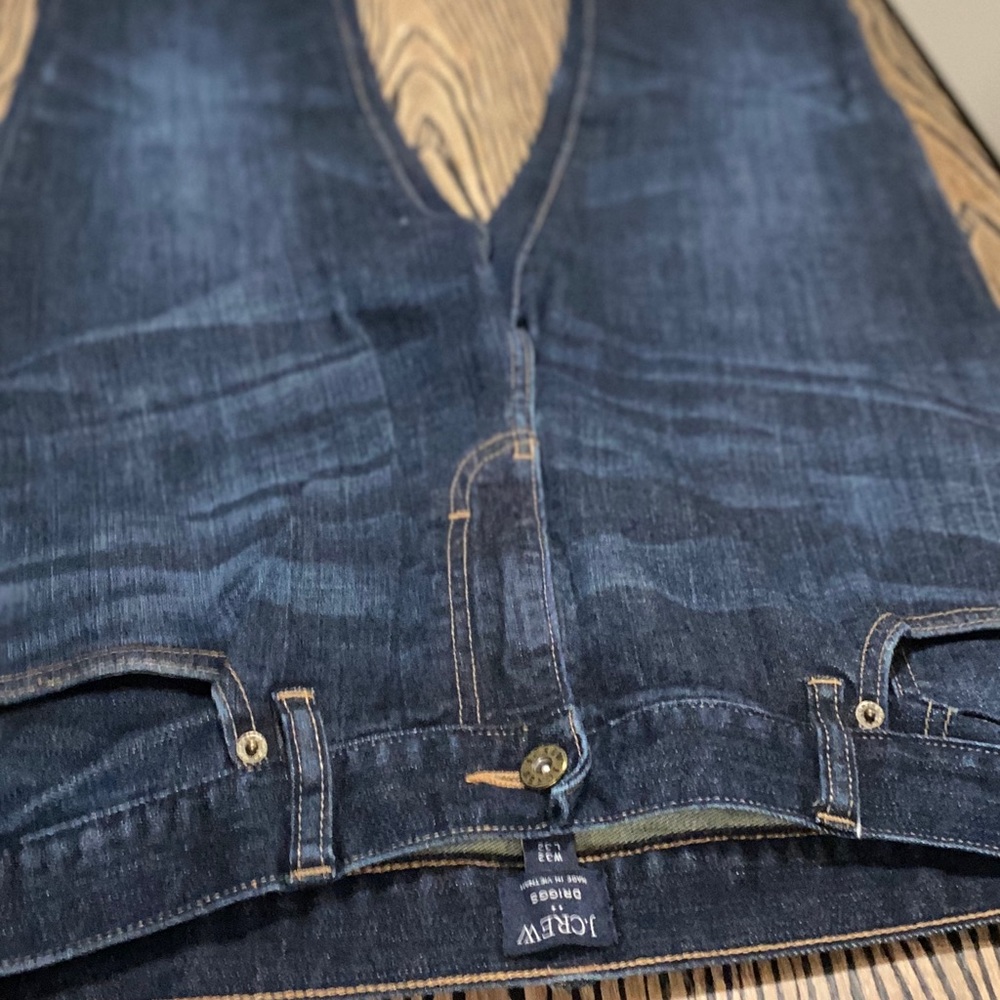 J. Crew Mens Dark Blue Jeans